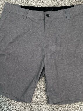 Hawke & Co Gray Flat-Front Men's Shorts